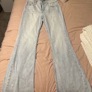 Aeropostale Light Wash Flare Jeans
